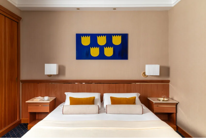 Camera Tripla con letto matrimoniale king size e ambiente confortevole vicino a Roma Termini e Piazza della Repubblica - Hotel Diocleziano, BZAR hotels a Roma