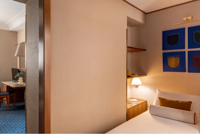 Camera Tripla con zona notte separata e maggiore privacy, soluzione ideale per soggiorni in famiglia nel centro di Roma - Hotel Diocleziano, BZAR hotels a Roma